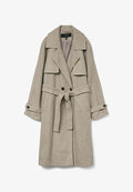 Vero Moda VMPOPMILEY - Classic coat - silver mink
