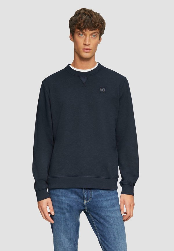 s.Oliver MIT LOGO-DETAIL - Sweatshirt - navy