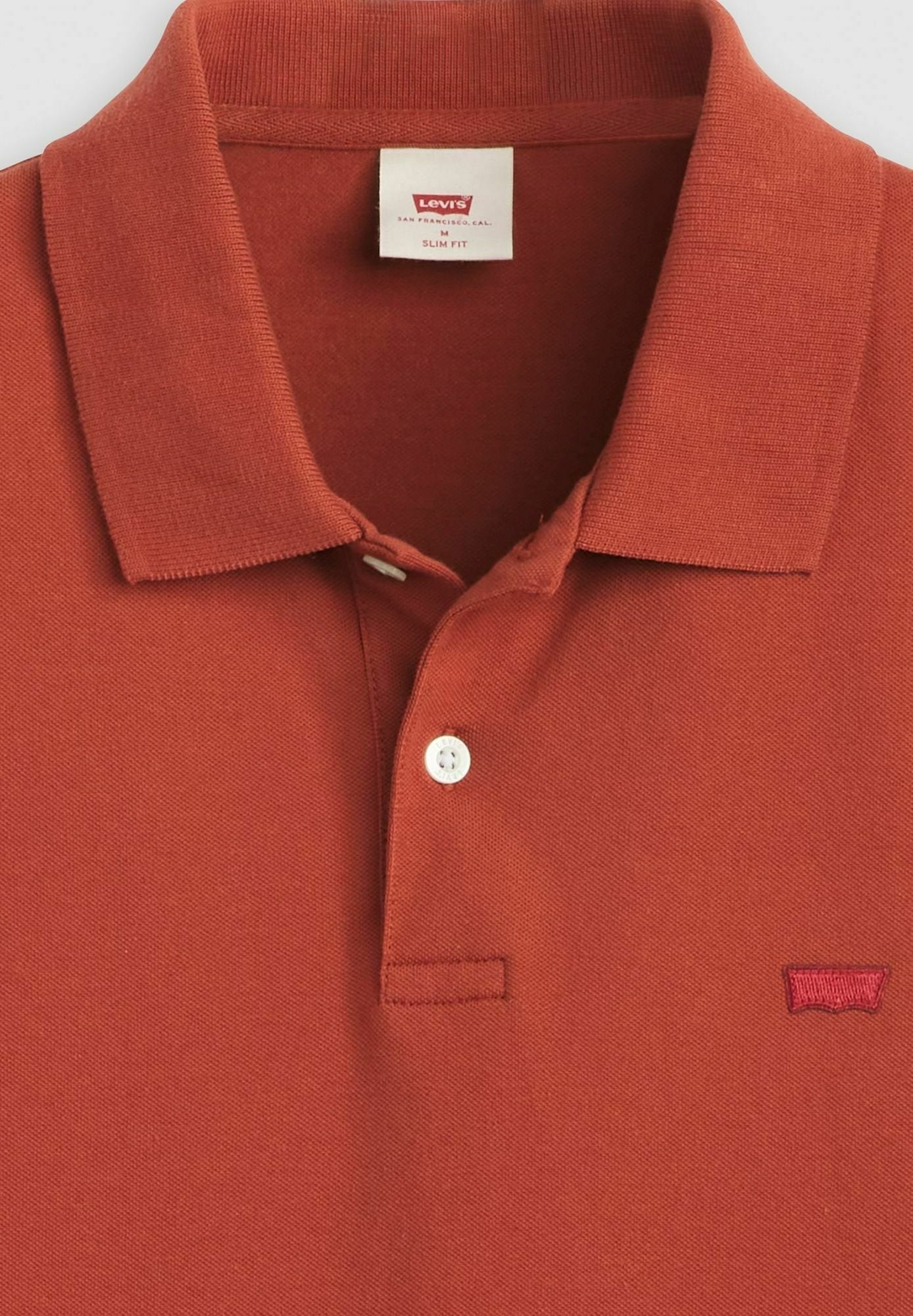 Levi's® SLIM HOUSEMARK POLO QUARTER TIPPING LEMO