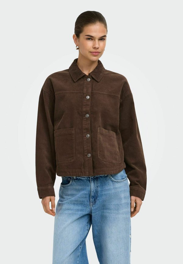 ONLY JACKE ONLKANA JACKE - Summer jacket - chocolate martini