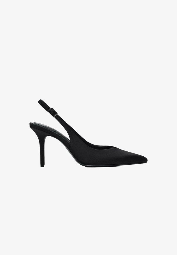 Bershka SLINGBACK - High heels - black