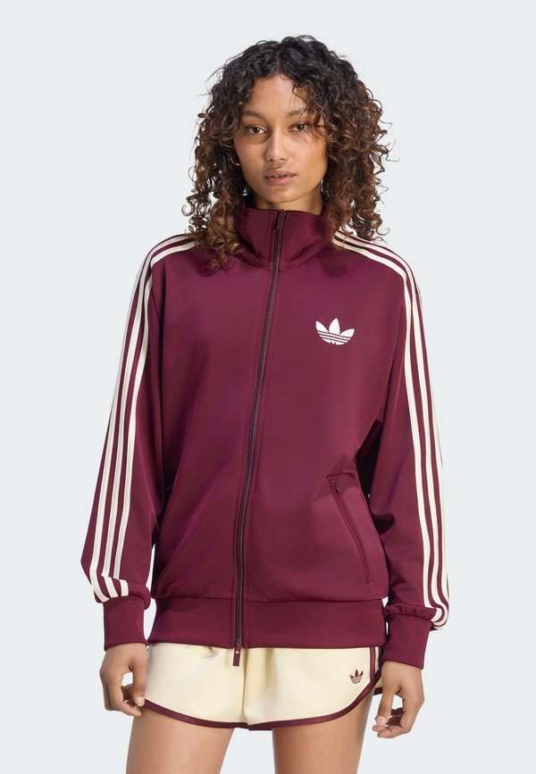 adidas Originals FIREBIRD LOOSE - Summer jacket - maroon   cream white