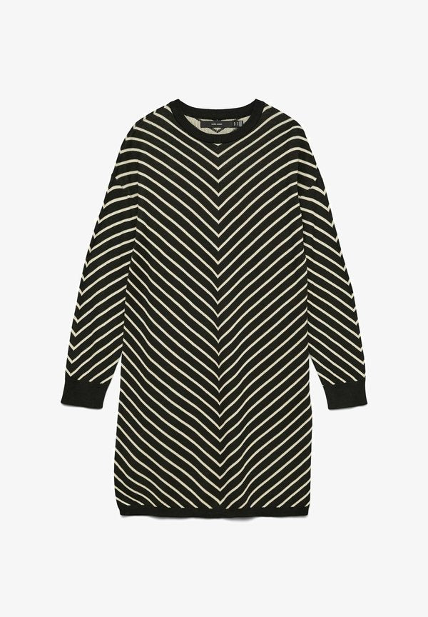 Vero Moda Knitted VMCAPRICORN Short - Jumper dress - black