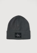 Calvin Klein MONOLOGO PATCH UNISEX - Beanie - gray