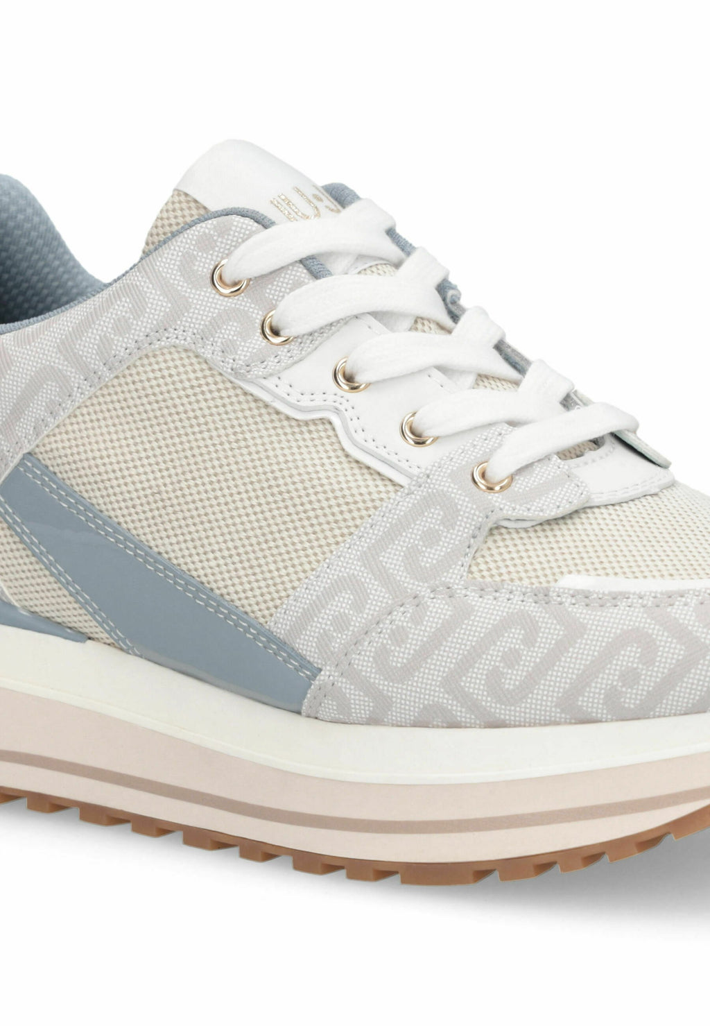 LIU JO SNEAKERS WITH MONOGRAM PRINT