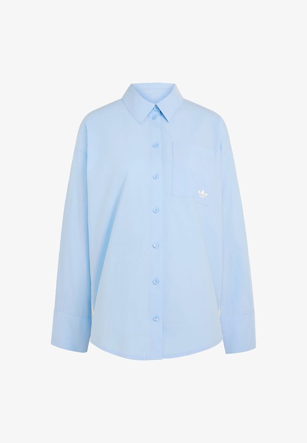 adidas Originals STRIPED SHIRT - Button-down blouse - clear sky