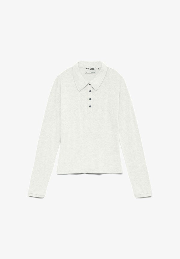 Vero Moda AWGLESHA - - Polo shirt - snow white