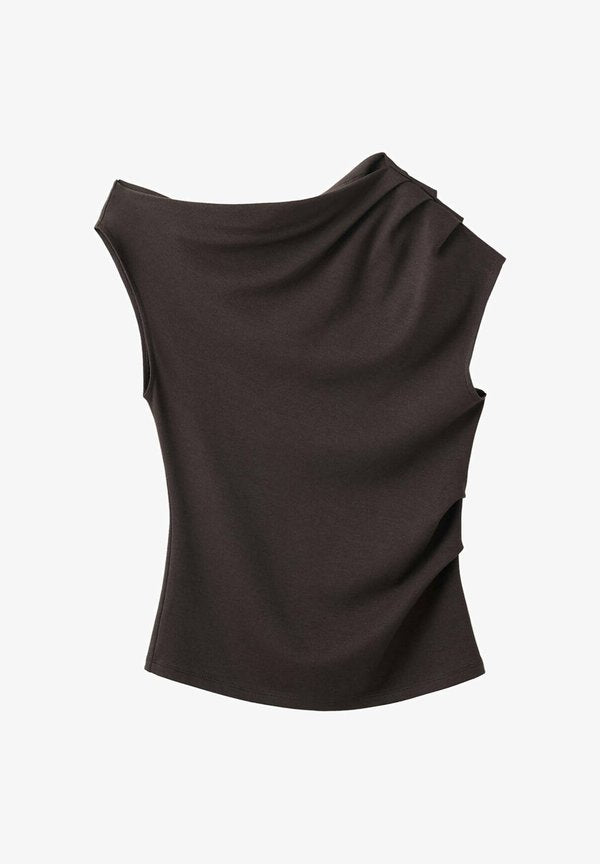 Mango ADULT - Basic T-shirt - brown