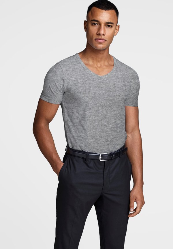 Jack & Jones Basic T-shirt - schwarz/grau/weiß