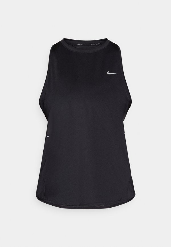 Nike Performance SWIFT TANK - Top - black/reflective silver