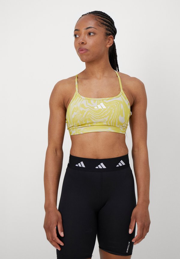 adidas Performance AEROREACT  LIGHT SUPPORT 3STRIPES BRA