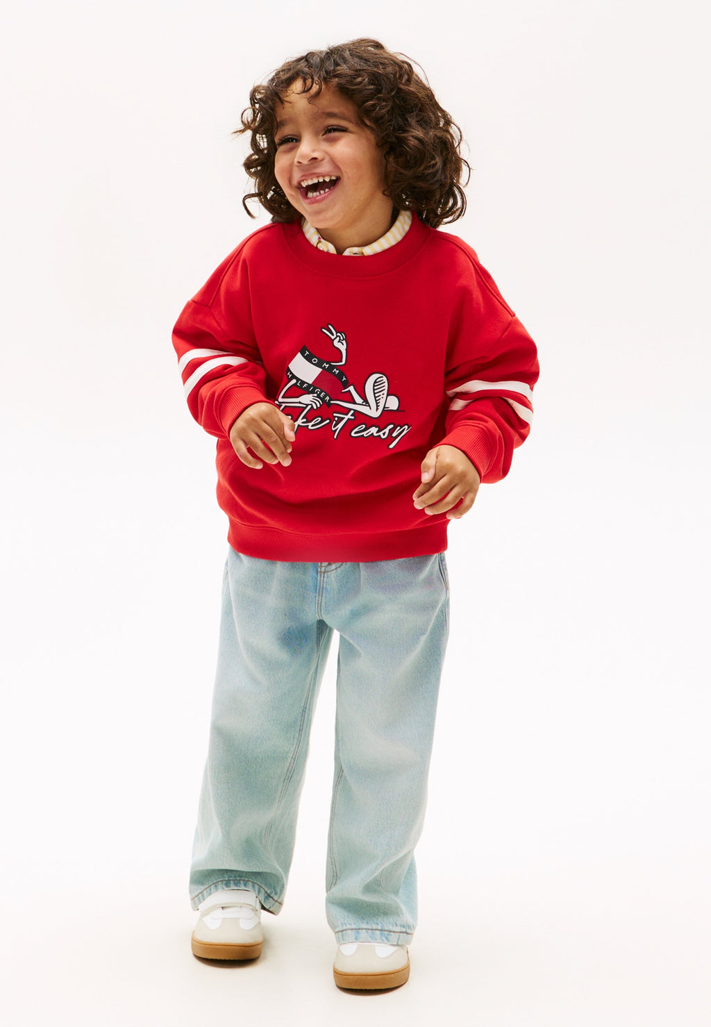 WAVY FLAG GRAPHIC TERRY SWEATSHIRT Media 2