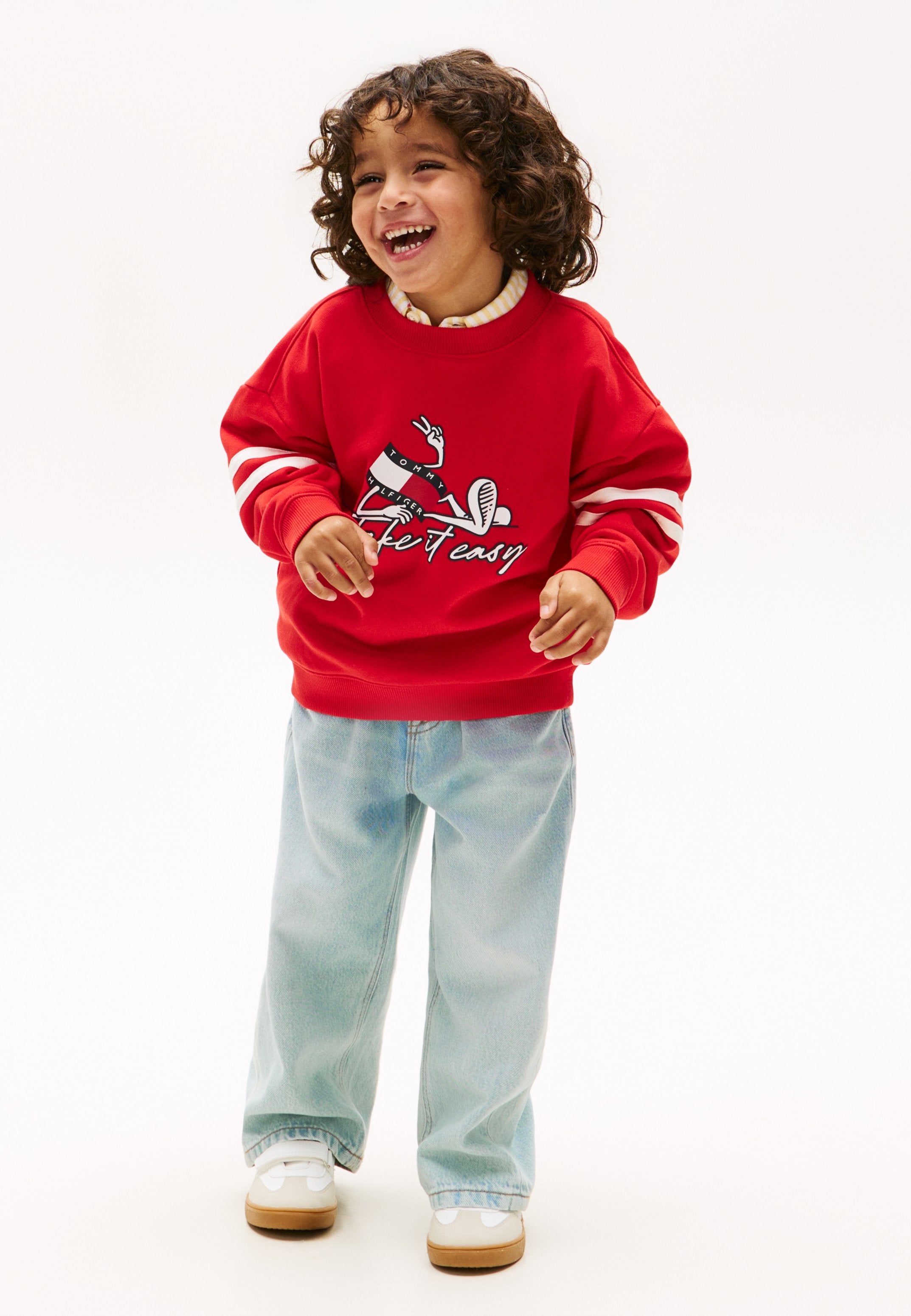 WAVY FLAG GRAPHIC TERRY SWEATSHIRT Media 2