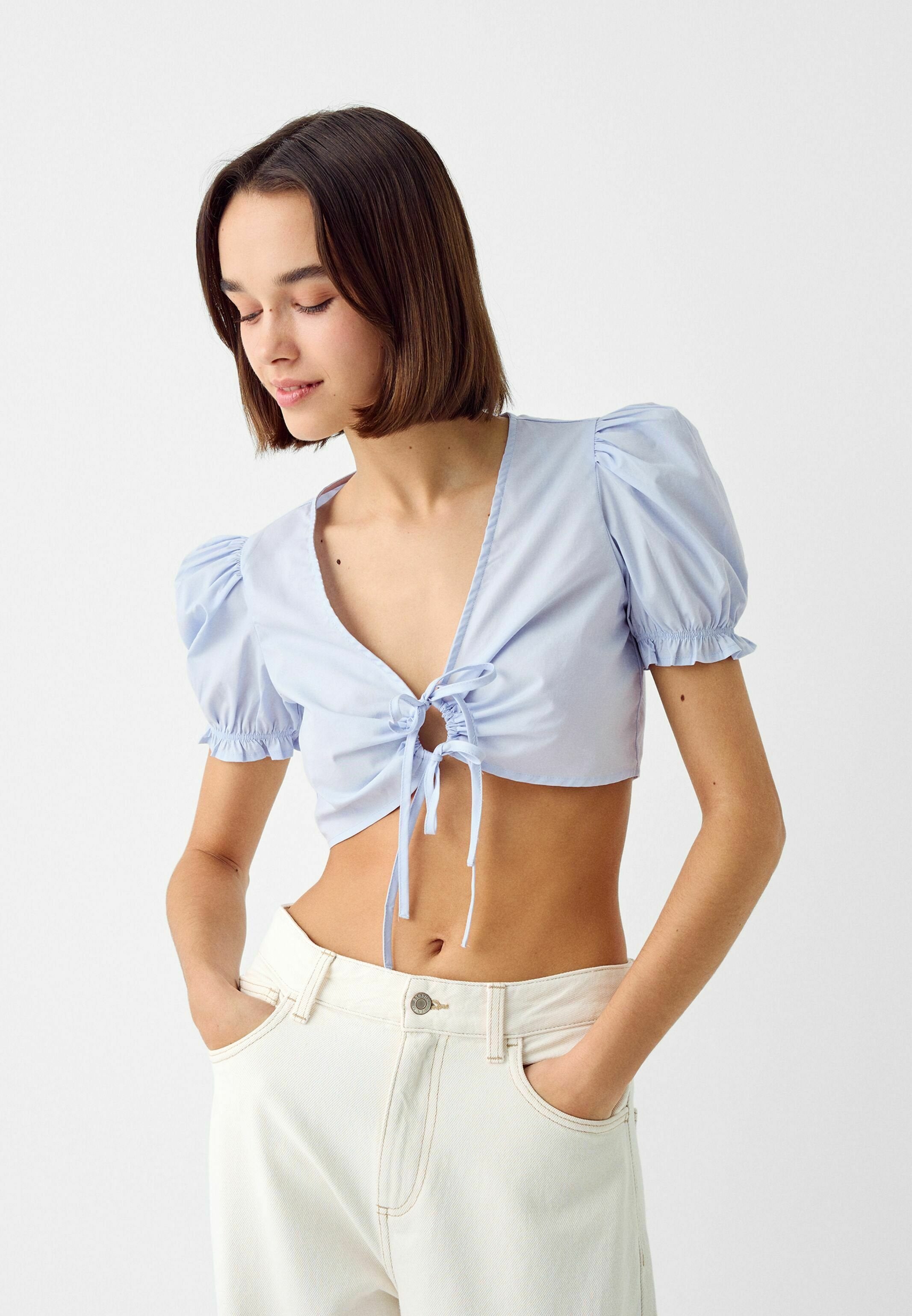 Bershka TIED SHORT SLEEVE