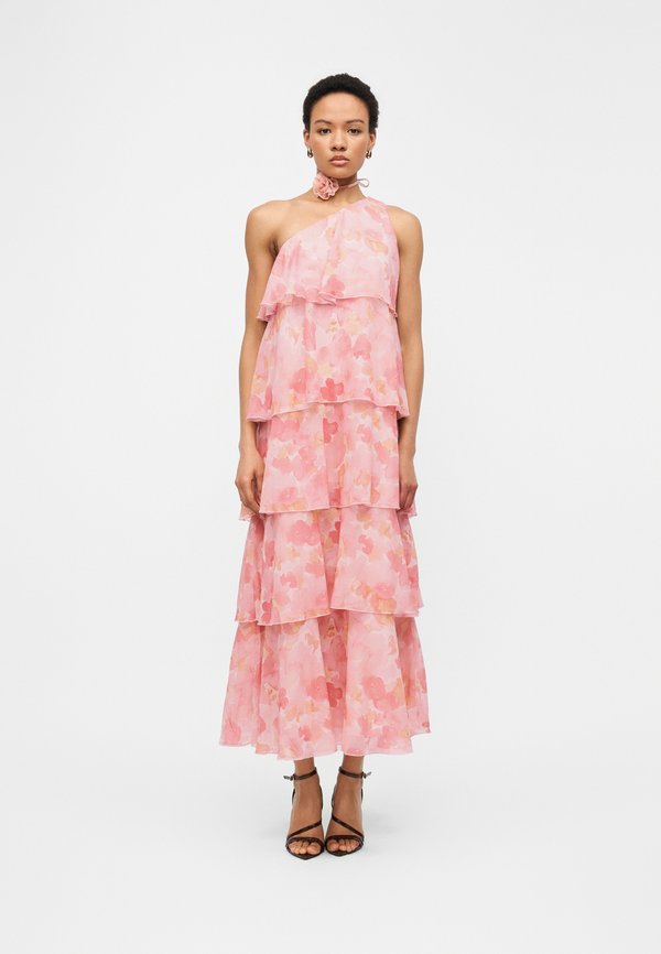 Vero Moda VMFELICIA RUFFLE ANKLE DRESS - Maxi dress - light pink