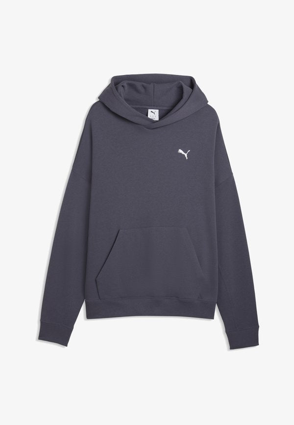 Puma ESSENTIALS OVERSIZED HOODIE - Hoodie - inky depths
