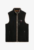 Superdry & Co GILET - Waistcoat - contrast black