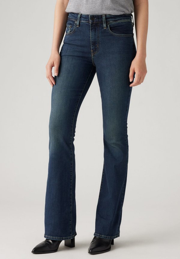 Levi's® BOOTCUT - Bootcut jeans - dark indigo worn in blue