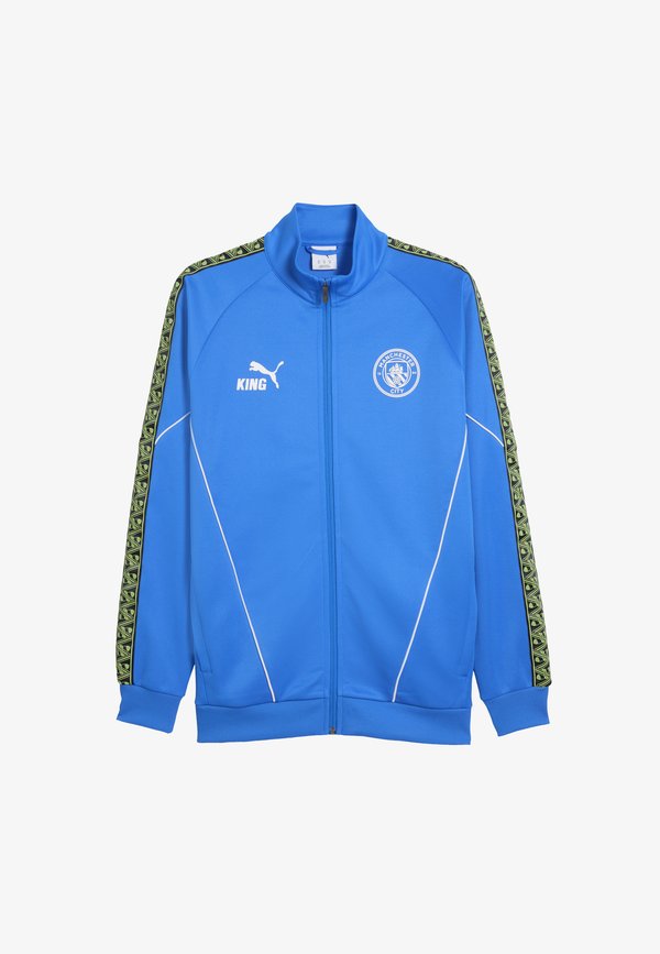 Puma MANCHESTER CITY FC KING ANTHEM - Training jacket - hyperlink blue-pro green