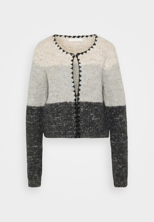 Vero Moda Tall VMJENNA O NECK CARDIGAN - Cardigan - oatmeal