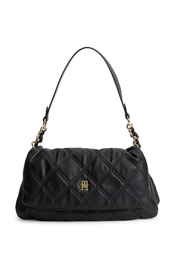 Tommy Hilfiger FEMININE SHOULDER - Handbag - black