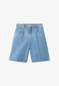 Mango ADULT - Denim shorts - blue