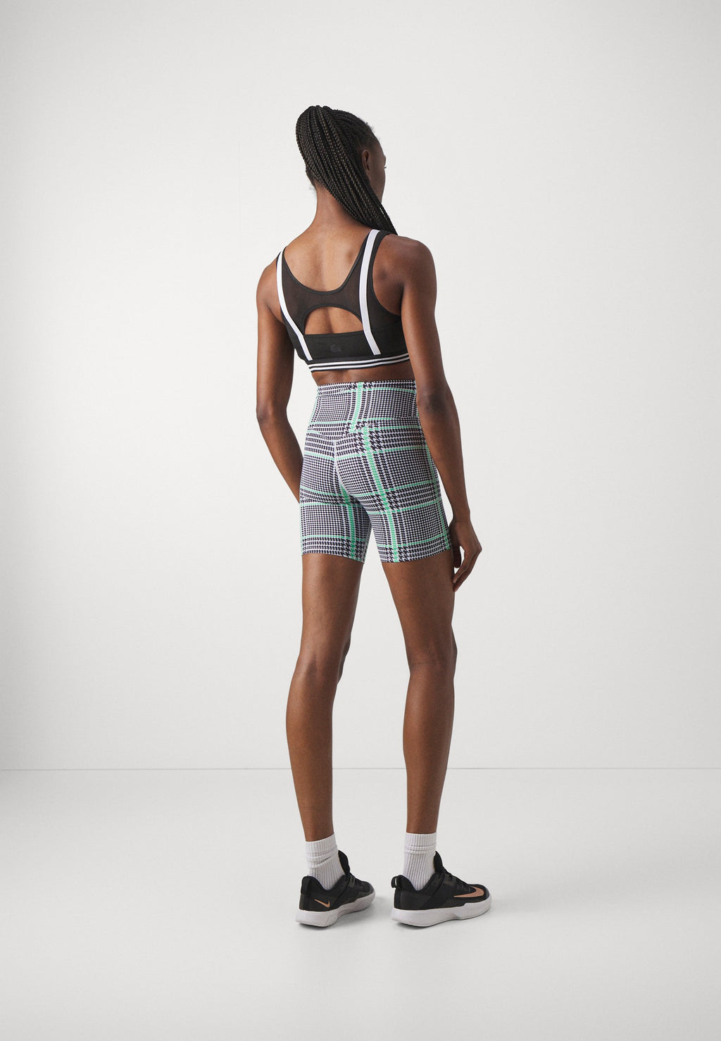 EleVen by Venus Williams HOUNDSTOOTH HIGH WAISTED BIKER
