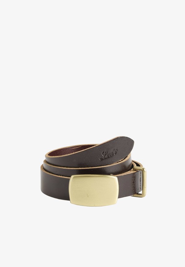 Levi's® PRESIDIO PLAQUE BUCKLE BELT BRACKEN - Belt - bracken - browns