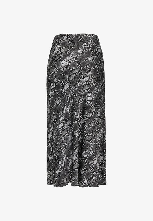 s.Oliver A-line skirt - dunkelgrau