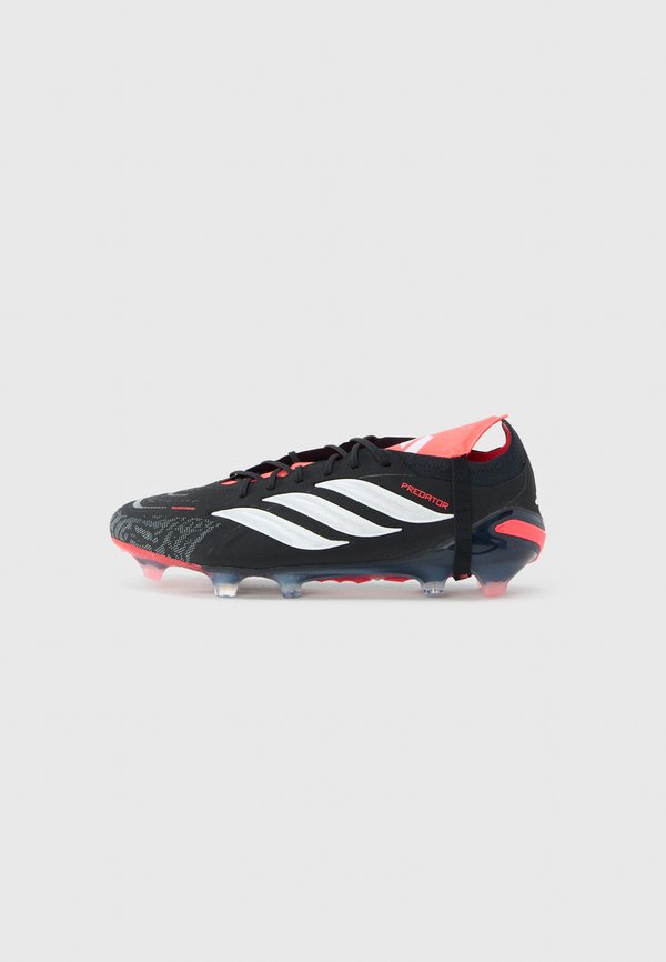 adidas Performance PREDATOR ELITE FOLD OVER TONGUE - Firm-ground football boots - core black/white/lucid red