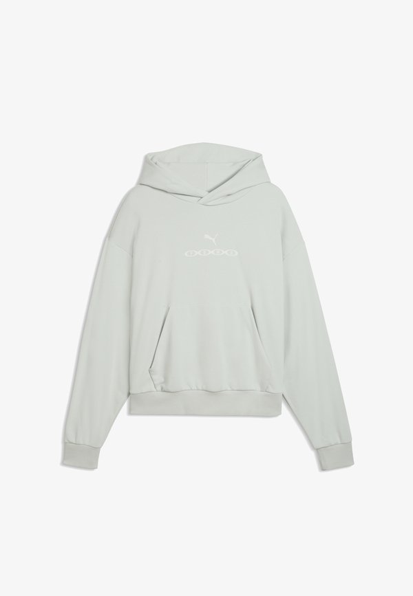 Puma RUN CULTURE COLLECTIVE BOXY HOODIE - Hoodie - créme de mint