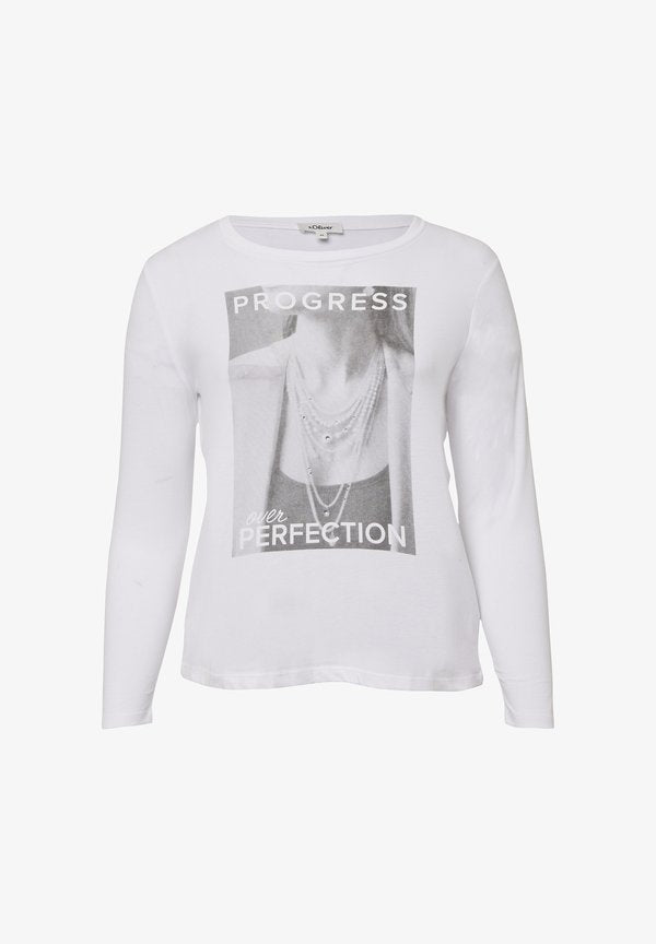 s.Oliver Long sleeved top - weiß