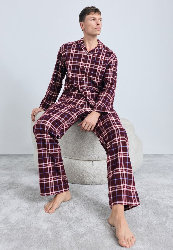 Tommy Hilfiger ORIGINAL RELAXED BOXED - Pyjamas - burgundy