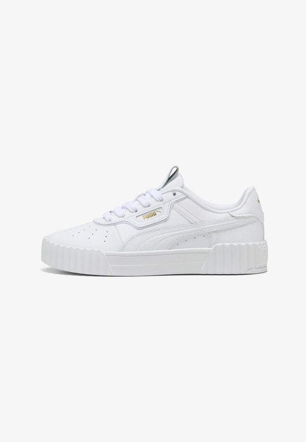 Puma CARINA 3.0 LUXE SNEAKERS - Trainers - white gold