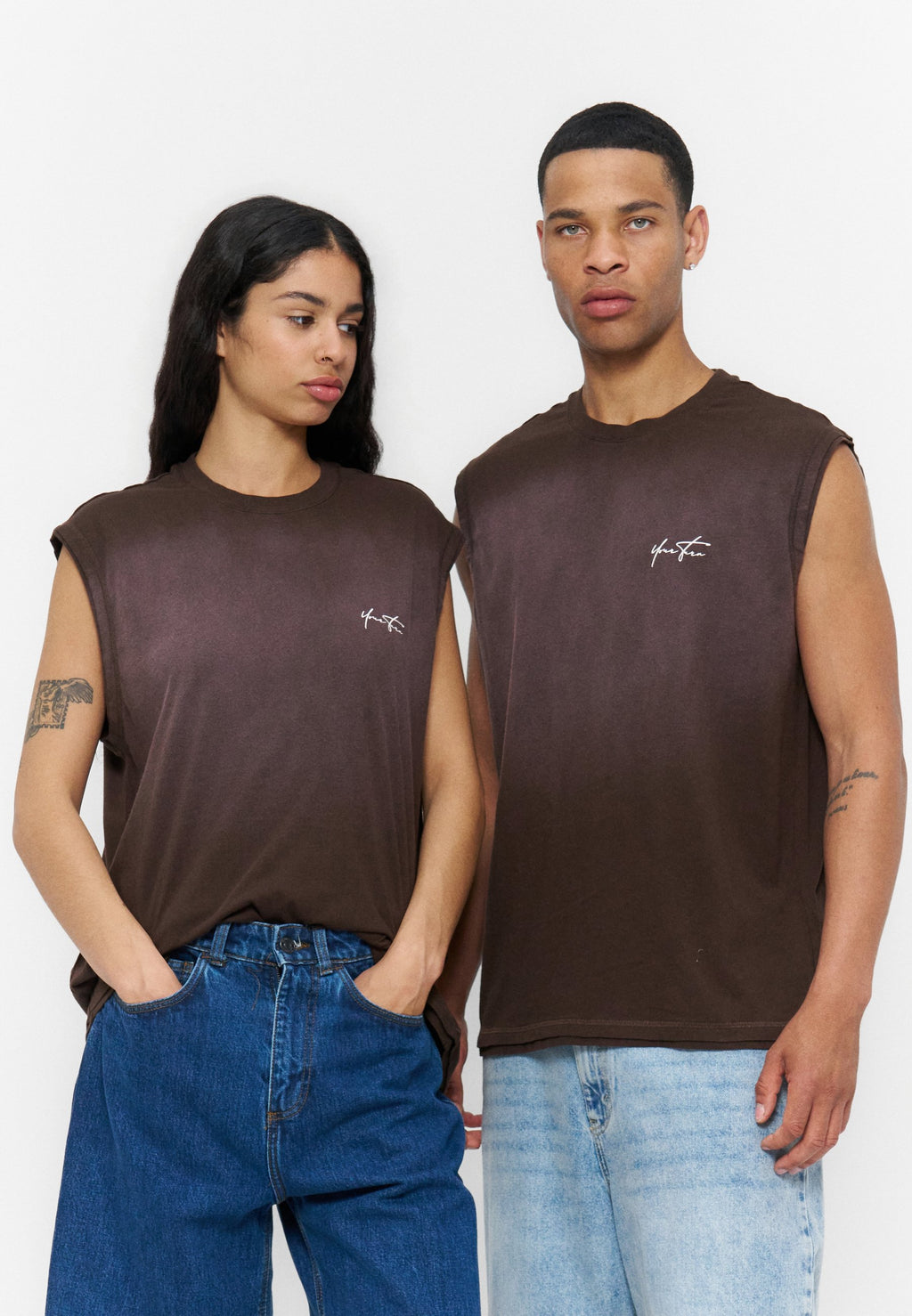 YOURTURN DROP SHOULDER TANK TOP