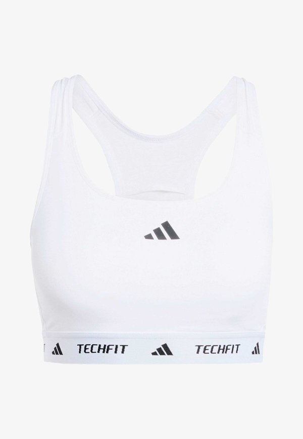 adidas Performance MEDIUM SUPPORT BRA - Medium support sports bra - white