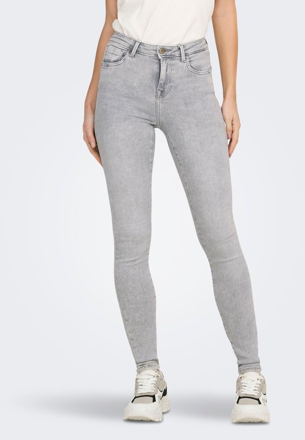 ONLY ONLPOWER PUSHUP - Jeans Skinny Fit - light grey denim