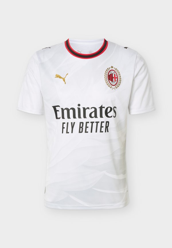 Puma AC MILAN AWAY REPLICA - Club wear - white/victory gold-coloured