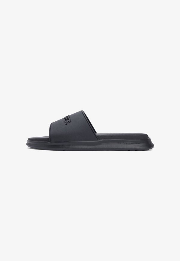 Tommy Hilfiger HILFIGER MONOTYPE POOL SLIDES - Mules - black