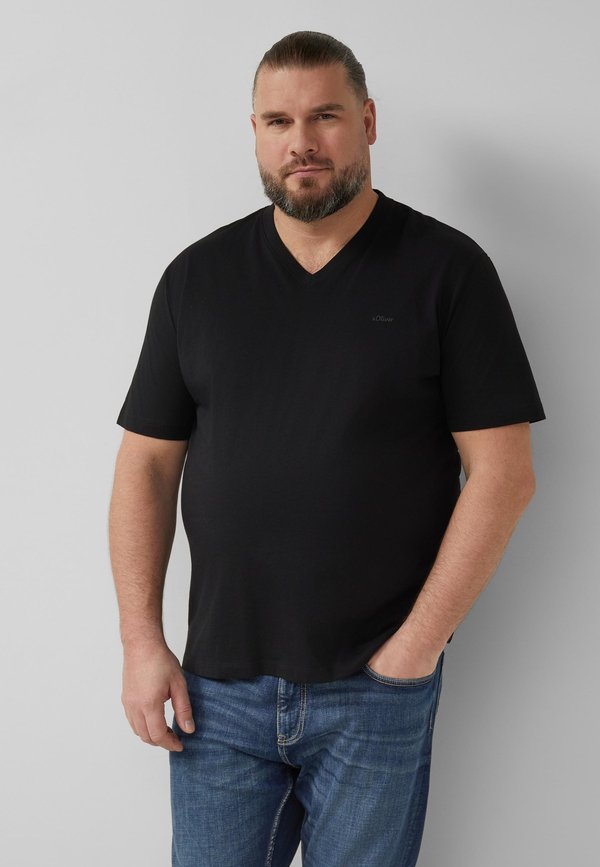 s.Oliver T-SHIRT - Basic T-shirt - schwarz