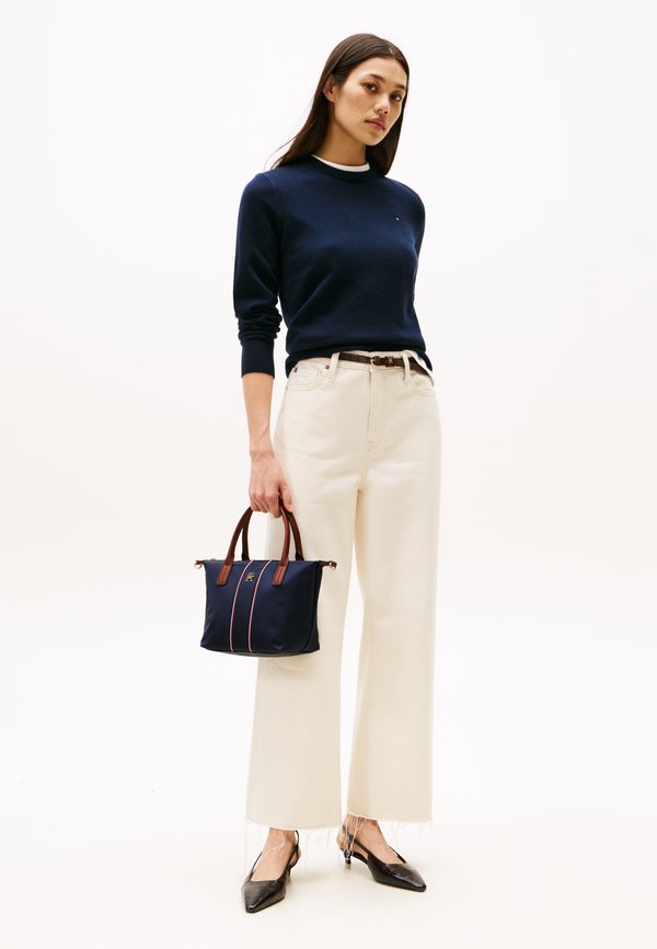 Tommy Hilfiger SIGNATURE TAPE TOTE BAG - Tote bag - space blue