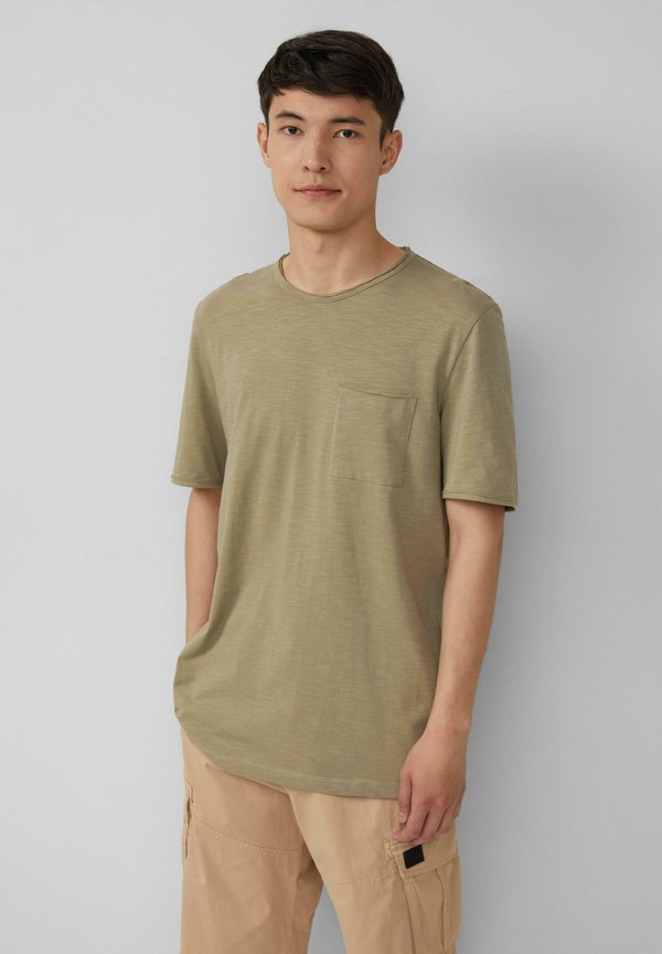 s.Oliver Basic T-shirt - tannengrün