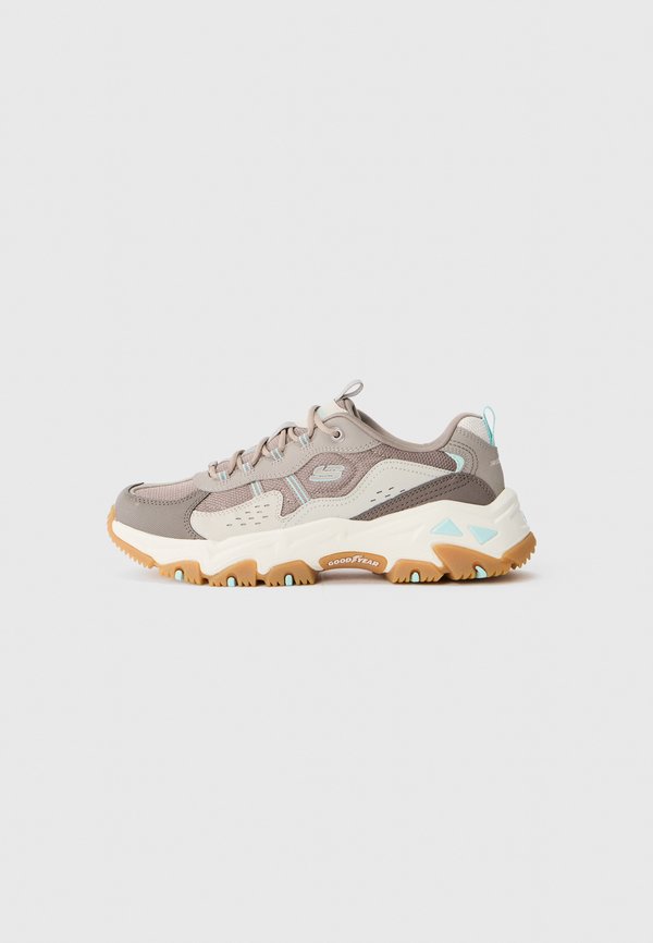 Skechers D LITES HIKER - Trainers - chocolate/tan