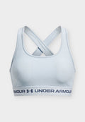 Under Armour CROSSBACK MID BRA - Medium support sports bra - blue fog/downpour gray
