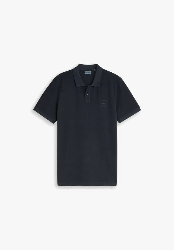 TOM TAILOR GARMENT DYE POLO - Polo shirt - sky captain blue