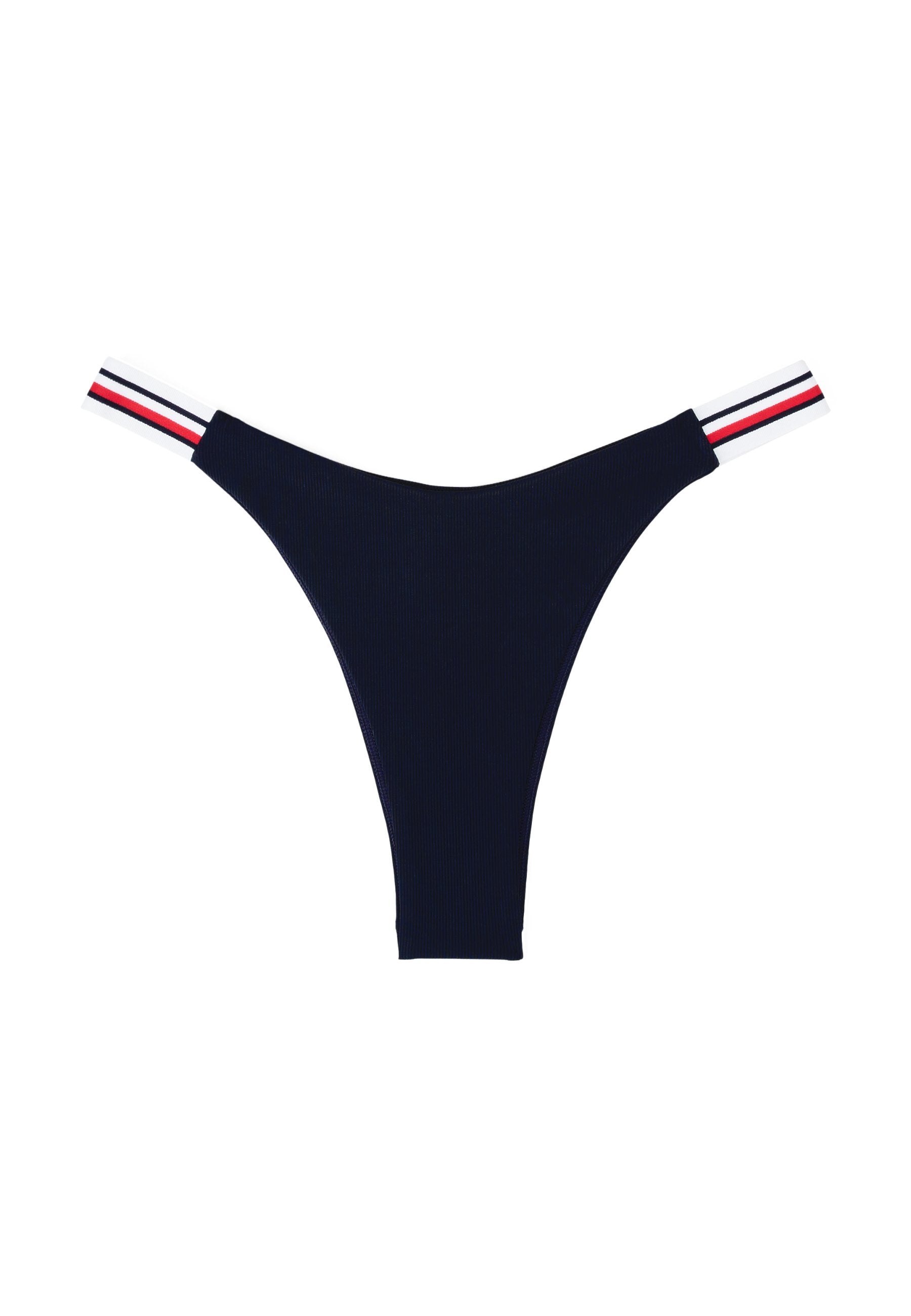 GLOBAL STRIPE- HIGH LEG CHEEKY Media 1