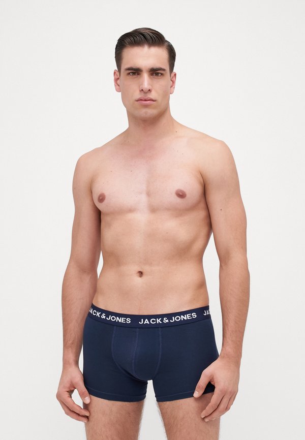 Jack & Jones JACSOLID TRUNKS 12 PACK - Trunks - black/navy/dark grey melange