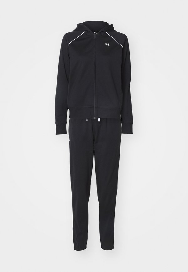 Under Armour RIVAL TRICOT - Tracksuit - black/white