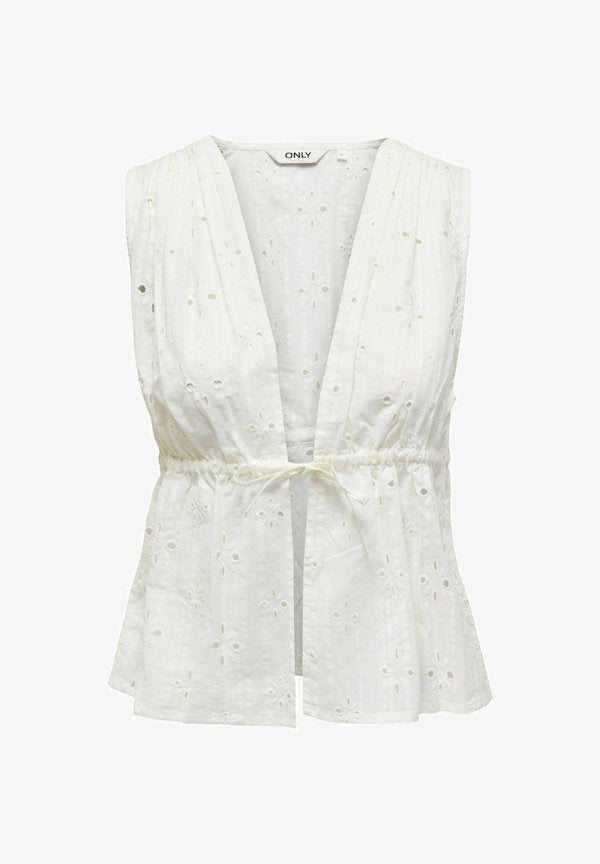 ONLY ONLASSISI - Blouse - cloud dancer
