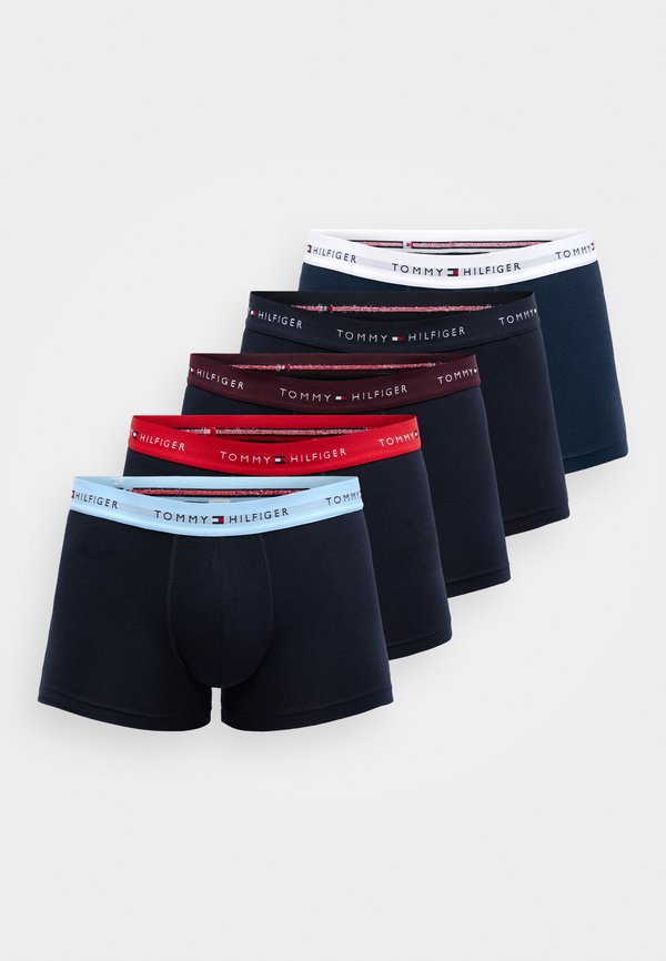 Tommy Hilfiger SIGNATURE TRUNK 5 PACK - Trunks - dark blue/red